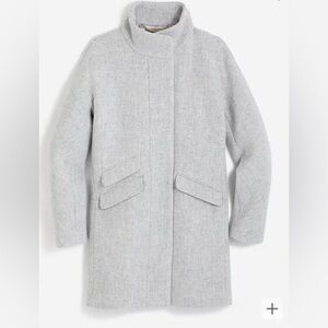 Jcrew Cocoon Coat in Italian Stadium Cloth Wool blend